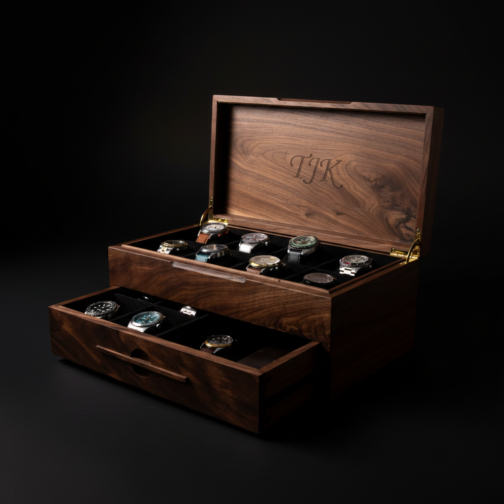 Black Walnut Watch Box