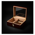 Humidor Open - Elevated Angle