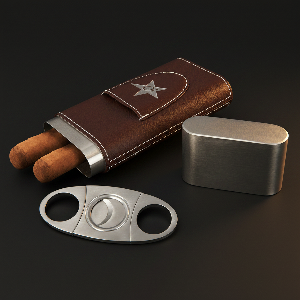 Leatherette Cigar Case