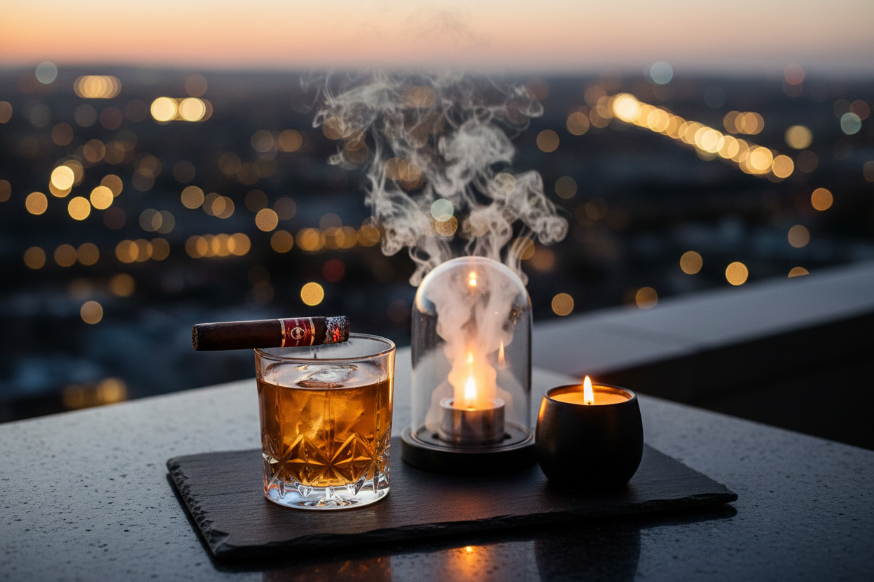 Rooftop at Dusk
